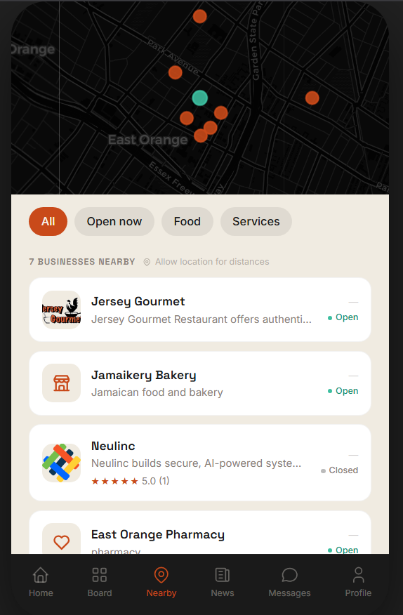 EastOrange.app screenshot 2
